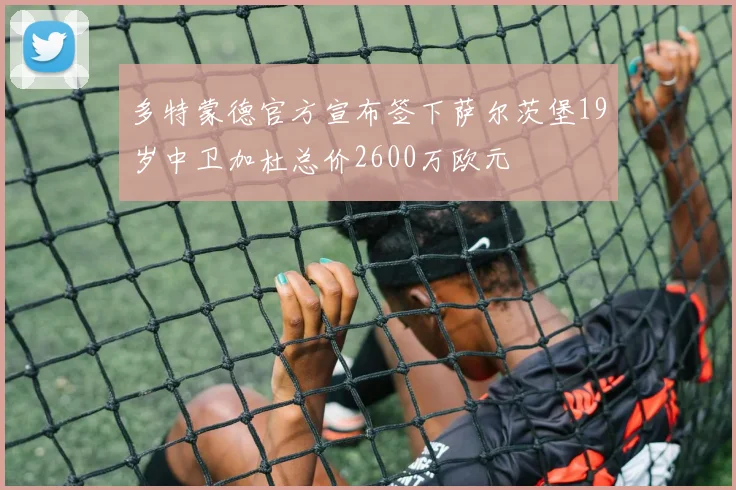 多特蒙德官方宣布签下萨尔茨堡19岁中卫加杜总价2600万欧元